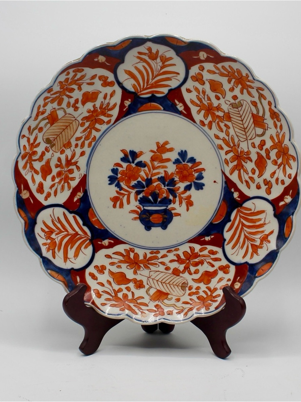 19th Century Japanese Imari Porcelain Plate, Imari Charger